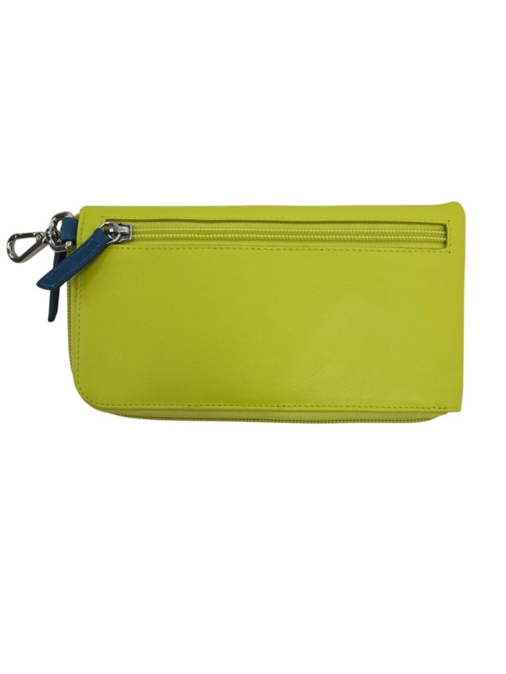 ili New York Genuine Leather Eyeglass Case Wallet Combo w/Zipper Closure - Picture 2 of 4